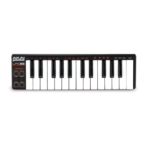 akai professional lpk25 wireless manual